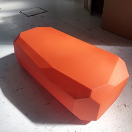Assise/ table Météor Orange Large - Modèle d'Exposition Serralunga Jardinchic