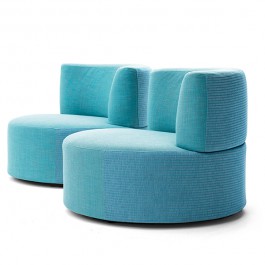 Fauteuil Belt  Ø90cm Smeraldo - Azzurro Varaschin Jardinchic