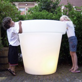 Pot Lumineux Bloom 100 Blanc Bloom! JardinChic