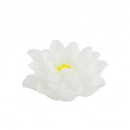 Bougie Fleur Lys Blanc Ø13cm Decoragloba Jardinchic