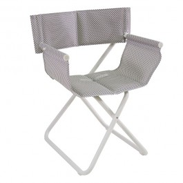 Chaises Directeur Snooze Blanc casse / tissu glace Emu jardinchic