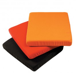 Coussin pour tabouret/socle Cube Orange Rouge Noir  Sywawa JardinChic
