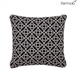 Coussin Outdoor Lorette 44x44cm Réglisse Fermob Jardinchic