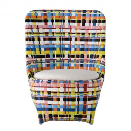 Fauteuil Cape West Multicolore Face Driade JardinChic