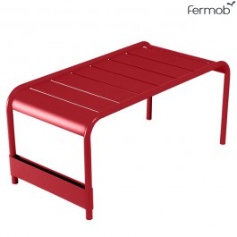 Grande Table Basse / Banc Luxembourg Coquelicot Fermob Jardinchic