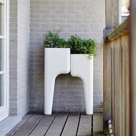 Jardinière Potagère Kiga S Blanc Hurbz JardinChic