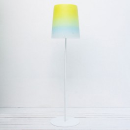 Lampadaire Alba Jaune + Bleu Clair Serralunga Jardinchic