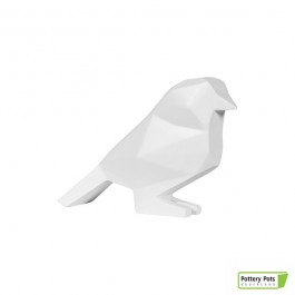 Oiseau Origami Bird Paper Format S Matt White Pottery Pots Jardinchic