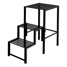 Petit escabeau Pliable Aero Noir Profil Ambiance  Emu JardinChic