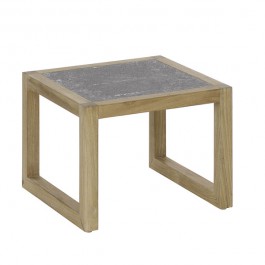 Petite Table Basse Kontiki Plateau En Pierre De Lave Emu JardinChic