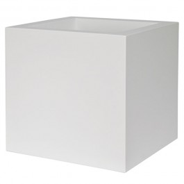 Pot carré Kube 30cm Blanc