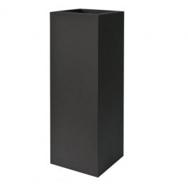 Pot Kube Tower Noir Euro3Plast JardinChic