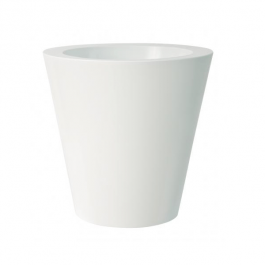 Pot Kuno Gloss Blanc Pot Euro3Plast JardinChic