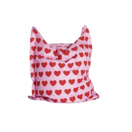 Mini Fashion Pouf Heartbeat