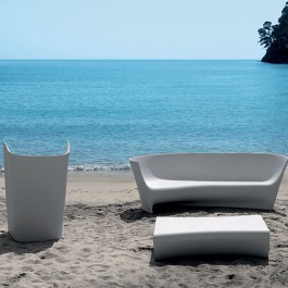 Salon de Jardin Grand Plié 1 canapé + 1 fauteuil + 1 table basse Driade JardinChic
