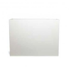 Jardinière Rectangulaire Acier Blanc Domani JardinChic