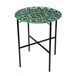 Table Coco Ikat Turquoise Mariska Meijers JardinChic