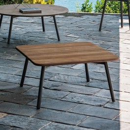 Table Basse Carrée Piper Plateau Teck Roda Jardinchic