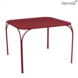 Table Kintbury 100x100cm Piment Fermob Jardinchic