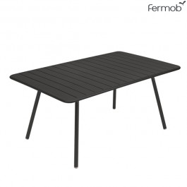 Table Luxembourg 165x100cm Réglisse Fermob Jardinchic