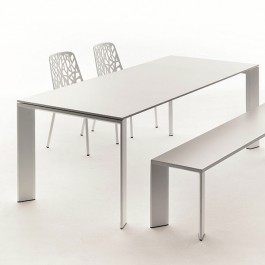 Table Rectangulaire A Rallonge L270cm & Banc Grande Arche Fast JardinChic