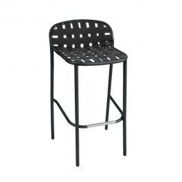 Tabouret Haut Yard Noir Emu JardinChic