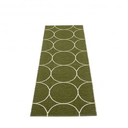 Tapis Boo Dark Olive 70x200cm Recto Pappelina Jardinchic