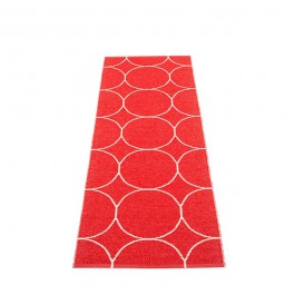 Tapis Boo Red 70x200cm Recto Pappelina Jardinchic