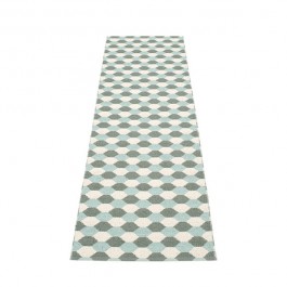 Tapis Dana Army - Pale Turquoise - Vanilla 70x250 Pappelina JardinChic
