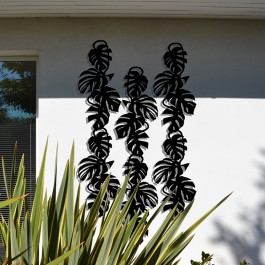 Composition Treille Monstera Liana Noire Palissadesign Jardinchic