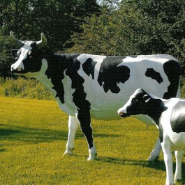 Statue Vache TexArtes JardinChic