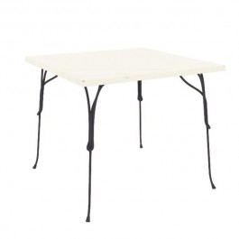 Table Vigna Carrée 80cm Structure Gris Anthracite Magis JardinChic