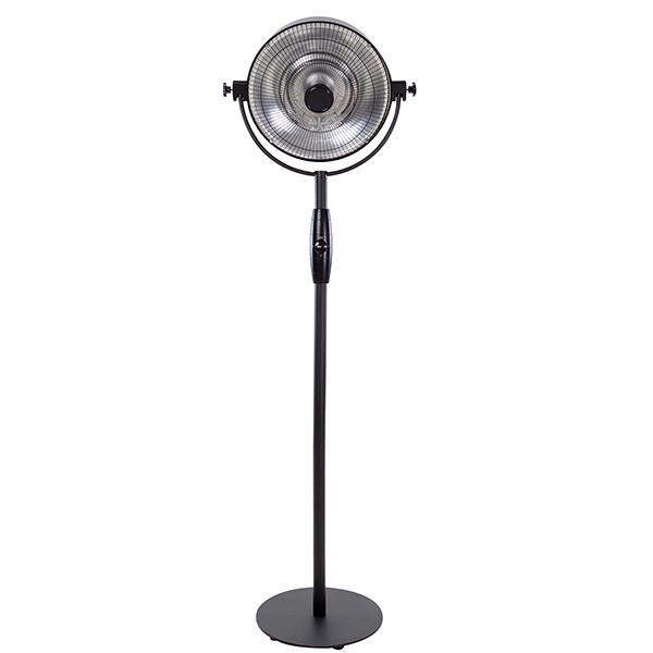 Chauffage d'Extérieur Carbon Fibre sur Pied Retro 2100W Noir Éteint - OutTrade Jardinchic Chauffage d'Extérieur Carbon Fibre sur Pied Retro 2100W Noir Éteint - OutTrade Jardinchic