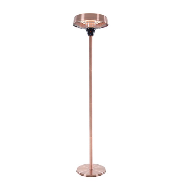 Chauffage d'Extérieur Halogène sur Pied 2100W Copper - JardinChic