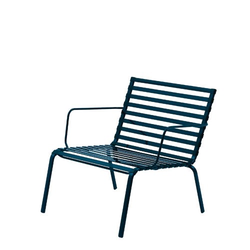 Lot de 2 Chauffeuses empilables Striped avec accoudoirs Vert / Vert Magis JardinChic Lot de 2 Chauffeuses empilables Striped avec accoudoirs Vert / Vert Magis JardinChic