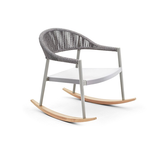 Rocking chair Clever Perle Varaschin Jardinchic Rocking chair Clever Perle Varaschin Jardinchic