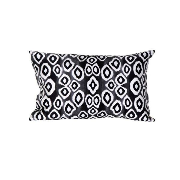 Coussin Coco Ikat Rectangle 35x50 Noir Mariska Meijers JardinChic Coussin Coco Ikat Rectangle 35x50 Noir Mariska Meijers JardinChic