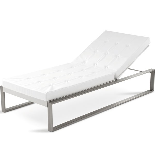 Coussin pour Chaise Longue Cima Siesta Lounge Blanc Fuera Dentro JardinChic Coussin pour Chaise Longue Cima Siesta Lounge Blanc Fuera Dentro JardinChic