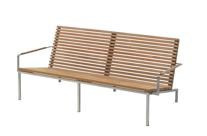 Banc Lounge Bas Teck 