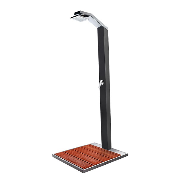 Douche d'Extérieur Solaire Solaris Noire avec Base Ama Luxury Shower Jardinchic Douche d'Extérieur Solaire Solaris Noire avec Base Ama Luxury Shower Jardinchic