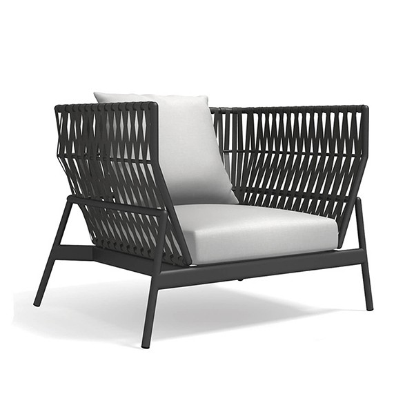 Fauteuil Belt Piper Smoke-Belt Grey Roda Jardinchic Fauteuil Belt Piper Smoke-Belt Grey Roda Jardinchic