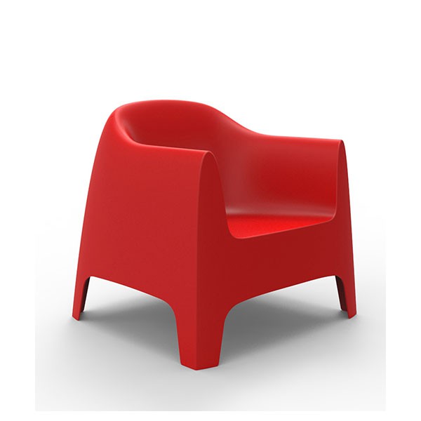 fauteuil-rouge-solid-vondom-jardinchic fauteuil-rouge-solid-vondom-jardinchic