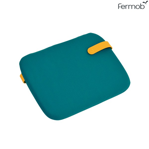 Galette Bistro Color Mix 38x30cm Bleu Goa Fermob Jardinchic Galette Bistro Color Mix 38x30cm Bleu Goa Fermob Jardinchic