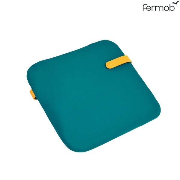 Galette Color Mix 41x38cm Bleu Goa Fermob Jardinchic Galette Color Mix 41x38cm Bleu Goa Fermob Jardinchic
