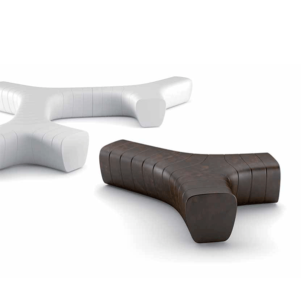 Banc Modulable Jetlag Blanc et Golden Rust Plust Jardinchic Banc Modulable Jetlag Blanc et Golden Rust Plust Jardinchic