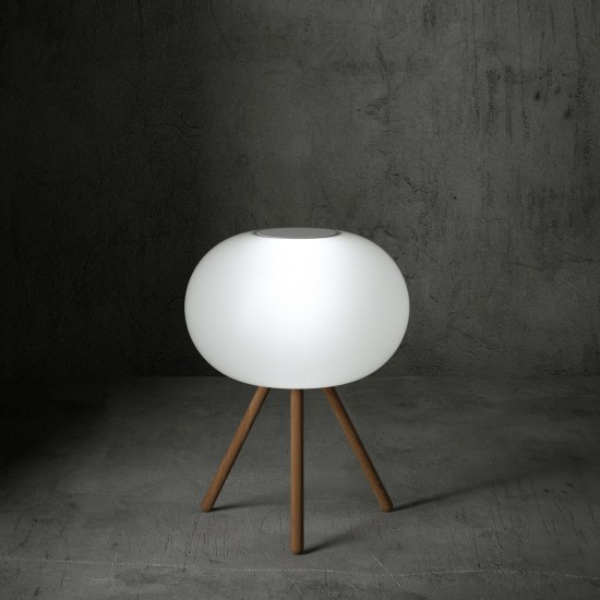 Lampadaire Babà Small Piétement Iroko Foncé Serralunga Jardinchic Lampadaire Babà Small Piétement Iroko Foncé Serralunga Jardinchic