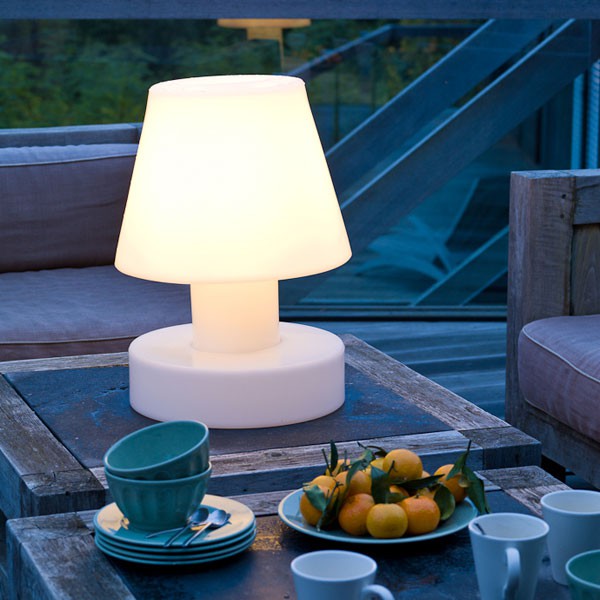 Lampe Portable avec Batterie Rechargeable H40cm - JardinChic