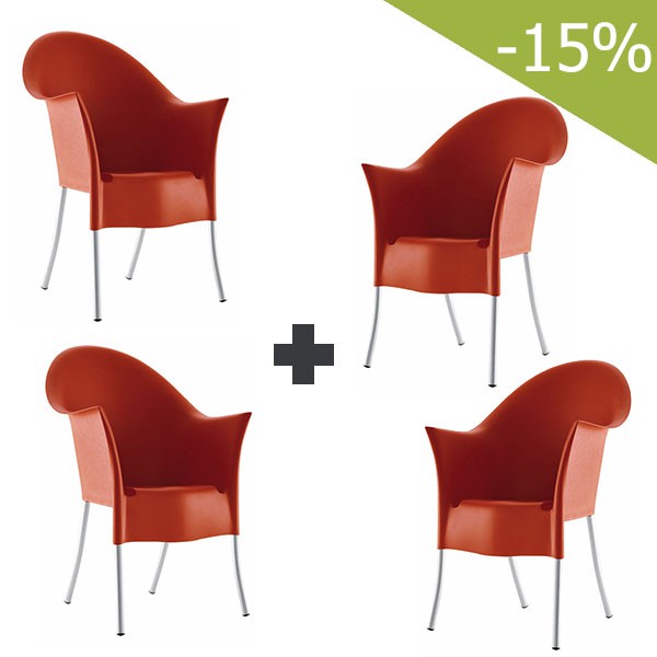 Offre Spéciale Lot de 4 Fauteuils Lord Yo Driade JardinChic