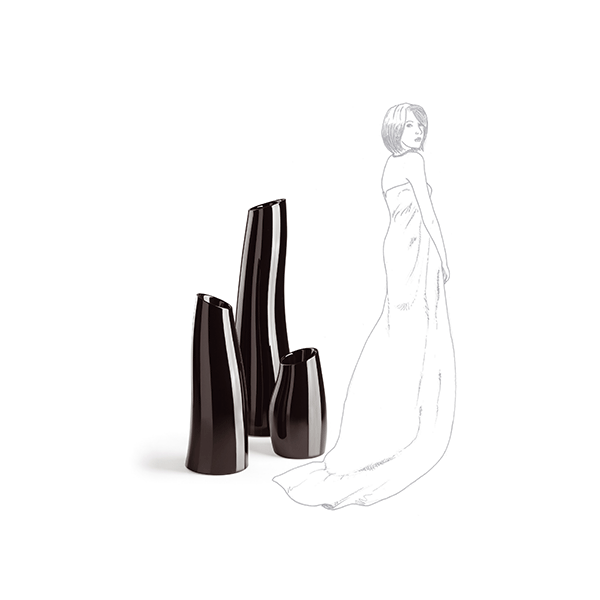 Pot Madame 60/95/145 Laqué Noir Plust Jardinchic Pot Madame 60/95/145 Laqué Noir Plust Jardinchic