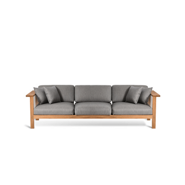 Canapé 3 Places Maro Teck Cordage Argile Oasiq Jardinchic